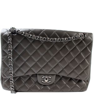 Chanel Classic Flap Maxi Single Flap Lambskin Bag