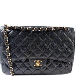 Chanel Classic Flap Jumbo Caviar 16M Bag