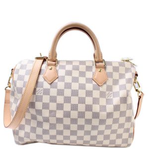 Louis Vuitton Speedy 30 Bandouliere Damier Azur