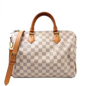 Louis Vuitton Speedy 30 Bandouliere Damier Azur