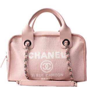 Chanel Deauville Bowling Canvas 20M Bag