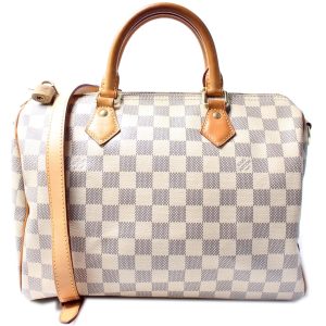 Louis Vuitton Speedy 30 Bandouliere Damier Azur