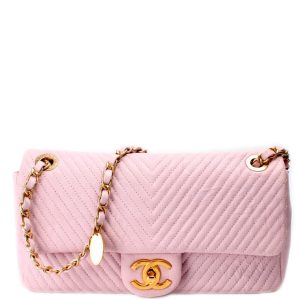 Chanel Chevron Medium Flap 21M Bag