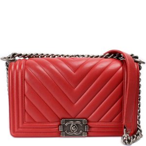 Chanel Boy Flap Medium Old Lambskin 25M Bag