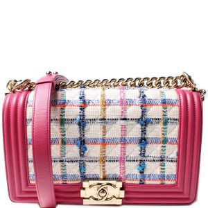 Chanel Boy Flap Medium Tweed Bag
