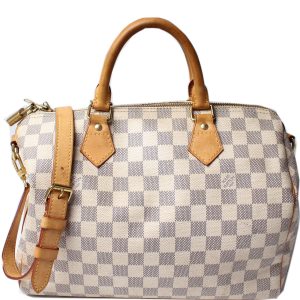 Louis Vuitton Speedy 30 Bandouliere Damier Azur