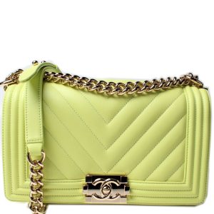 Chanel Boy Flap Medium New Lambskin 27M Bag
