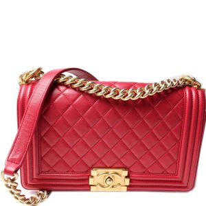 Chanel Boy Flap Medium Lambskin Older Bag