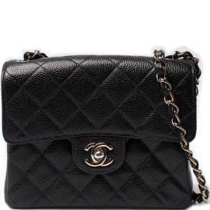 Chanel Classic Flap Mini Square Caviar Bag