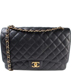 Chanel Classic Flap Maxi Caviar 27M Bag
