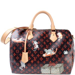 Louis Vuitton Speedy 30 Catogram Bandouliere