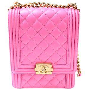 Chanel Boy North South Flap 27M Bag