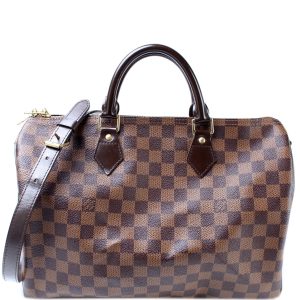 Louis Vuitton Speedy 35 Bandouliere Damier Ebene