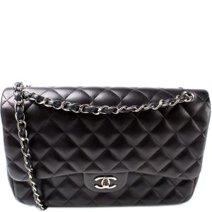Chanel Classic Flap Jumbo Lambskin 17-20M Bag