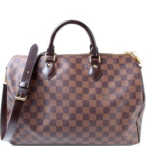 Louis Vuitton Speedy 35 Bandouliere Damier Ebene