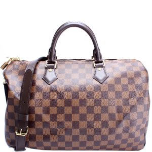 Louis Vuitton Speedy 30 Bandouliere Damier Ebene