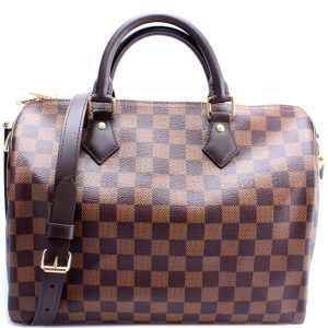 Louis Vuitton Speedy 30 Bandouliere Damier Ebene