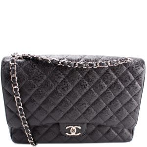 Chanel Classic Flap Maxi Caviar 17-20M Bag