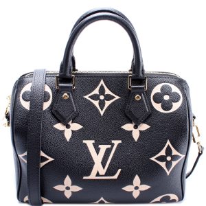 Louis Vuitton Speedy 25 Bandouliere Bicolor Empreinte