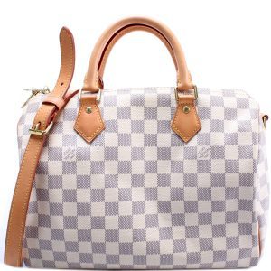 Louis Vuitton Speedy 30 w/Strap Damier Azur
