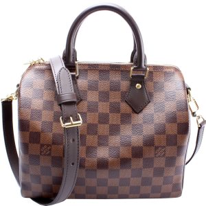 Louis Vuitton Speedy 25 Bandouliere Damier Ebene