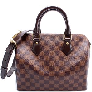 Louis Vuitton Speedy 25 Bandouliere Damier Ebene