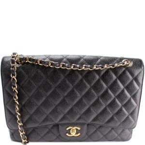 Chanel Classic Flap Maxi Caviar 13M Bag