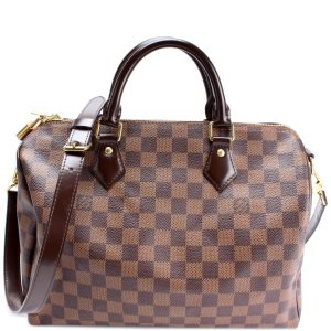 Louis Vuitton Speedy 30 Bandouliere Damier Ebene