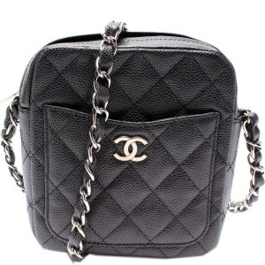 Chanel Mini Rectangle Crossbody Caviar Bag