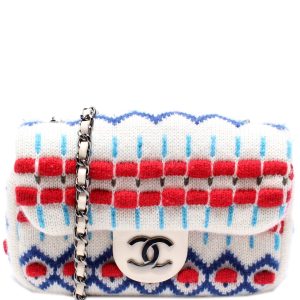 Chanel Cashmere Knit Extra Mini Flap Bag