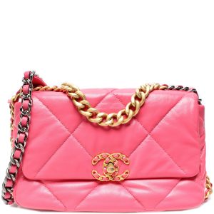 Chanel Quilted Goatskin 19 Medium Flap 29M Bag