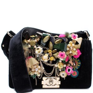 Chanel Metiers D'Art Boy Flap Velvet 21M Bag