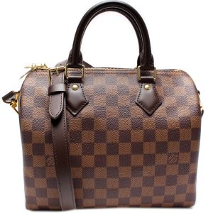 Louis Vuitton Speedy 25 Bandouliere Damier Ebene