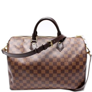 Louis Vuitton Speedy 35 Bandouliere Damier Ebene
