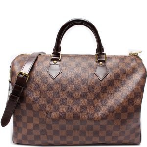 Louis Vuitton Speedy 30 Bandouliere Damier Ebene