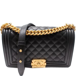 Chanel Boy Flap Medium New Caviar 32+M Bag
