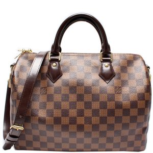 Louis Vuitton Speedy 30 Bandouliere Damier Ebene