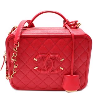 Chanel Filigree Vanity Case Large 25M Bag