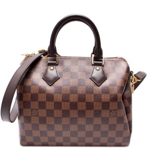 Louis Vuitton Speedy 25 Bandouliere Damier Ebene