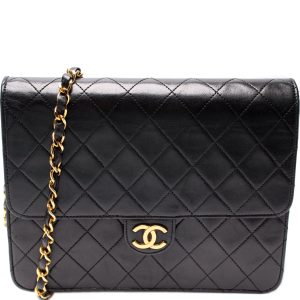 Chanel CC Snap Lock Single Flap Shoulder Bag