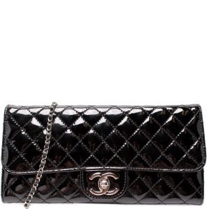 Chanel CC Flap Wallet Patent Quilted 14M Bag