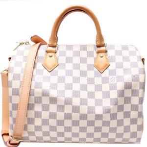 Louis Vuitton Speedy 30 Bandouliere Damier Azur