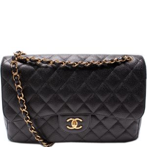 Chanel Classic Flap Jumbo Caviar 15M Bag