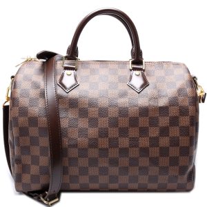 Louis Vuitton Speedy 30 Bandouliere Damier Ebene