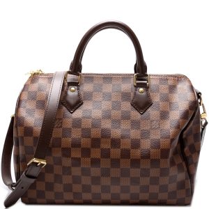 Louis Vuitton Speedy 30 Bandouliere Damier Ebene