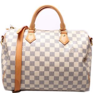 Louis Vuitton Speedy 30 Bandouliere Damier Azur