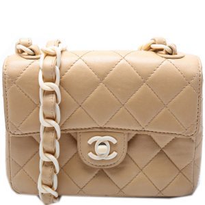 Chanel Mini Flap Square Plastic CC Chain 5M Bag