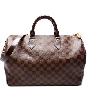 Louis Vuitton Speedy 35 w/Strap Damier Ebene