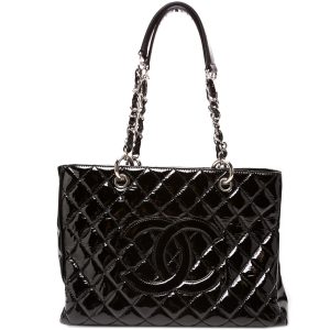 Chanel Grand Shopping Tote Patent Leather Bag