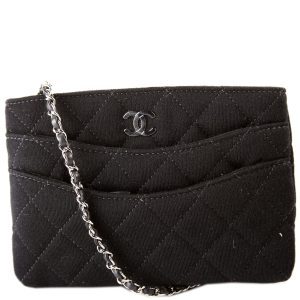 Chanel CC Quilted Jersey Crossbody Uniform 29M Bag